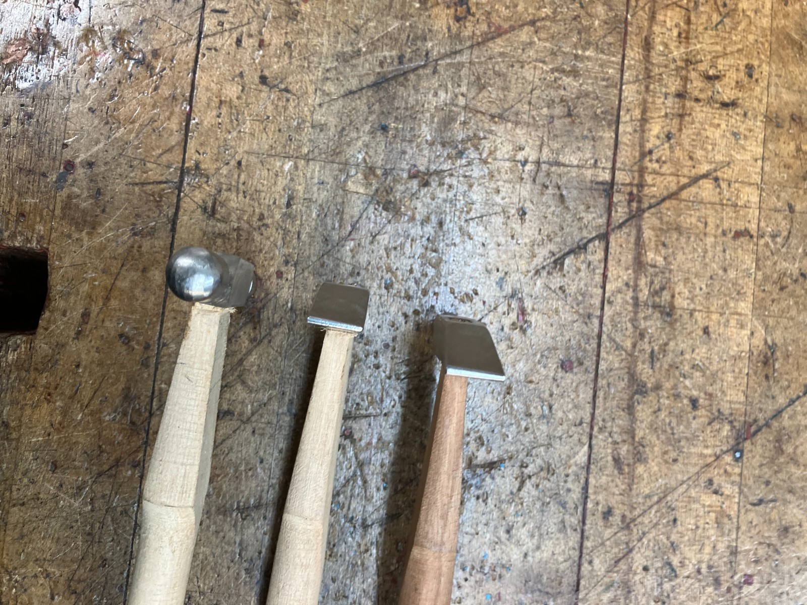 3 Small 1oz Hammers- Jewelry Making Crafts Hobby
