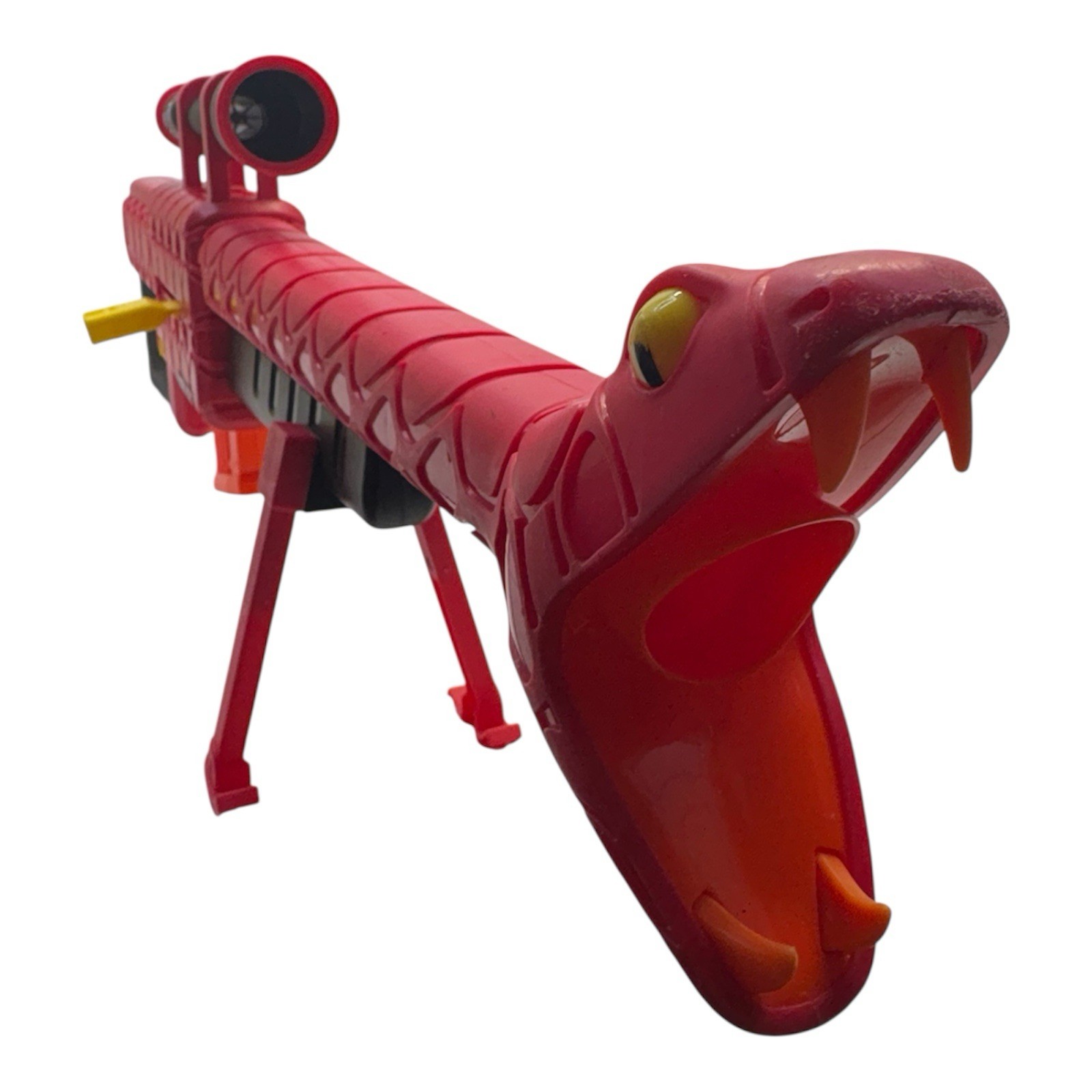 Used NERF Roblox Red Snake Dart Blaster w/ Scope & 1 Clip