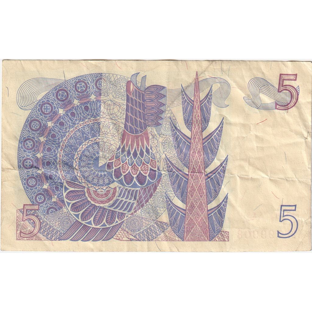[#1234021] Sweden, 5 Kronor, 1977, EF