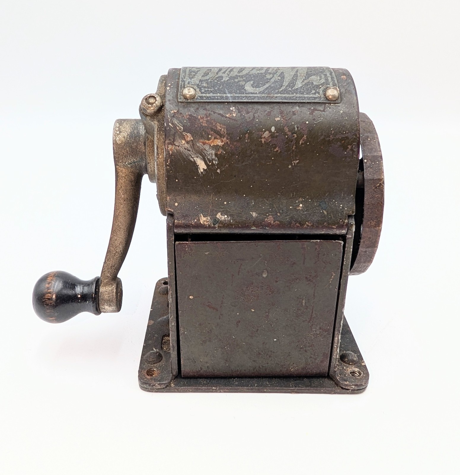 Vintage Wizard Automatic Pencil Sharpener Early 1900's Wall or Desk Mount