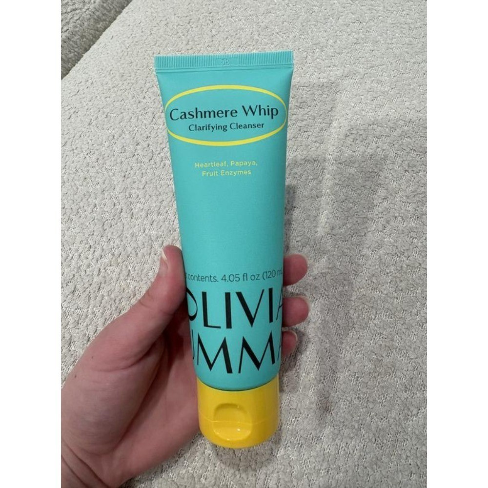 OLIVIAUMMA Cashmere Whip Face Cleanser Gentle Exfoliator Heartleaf 4.05 oz/20ml