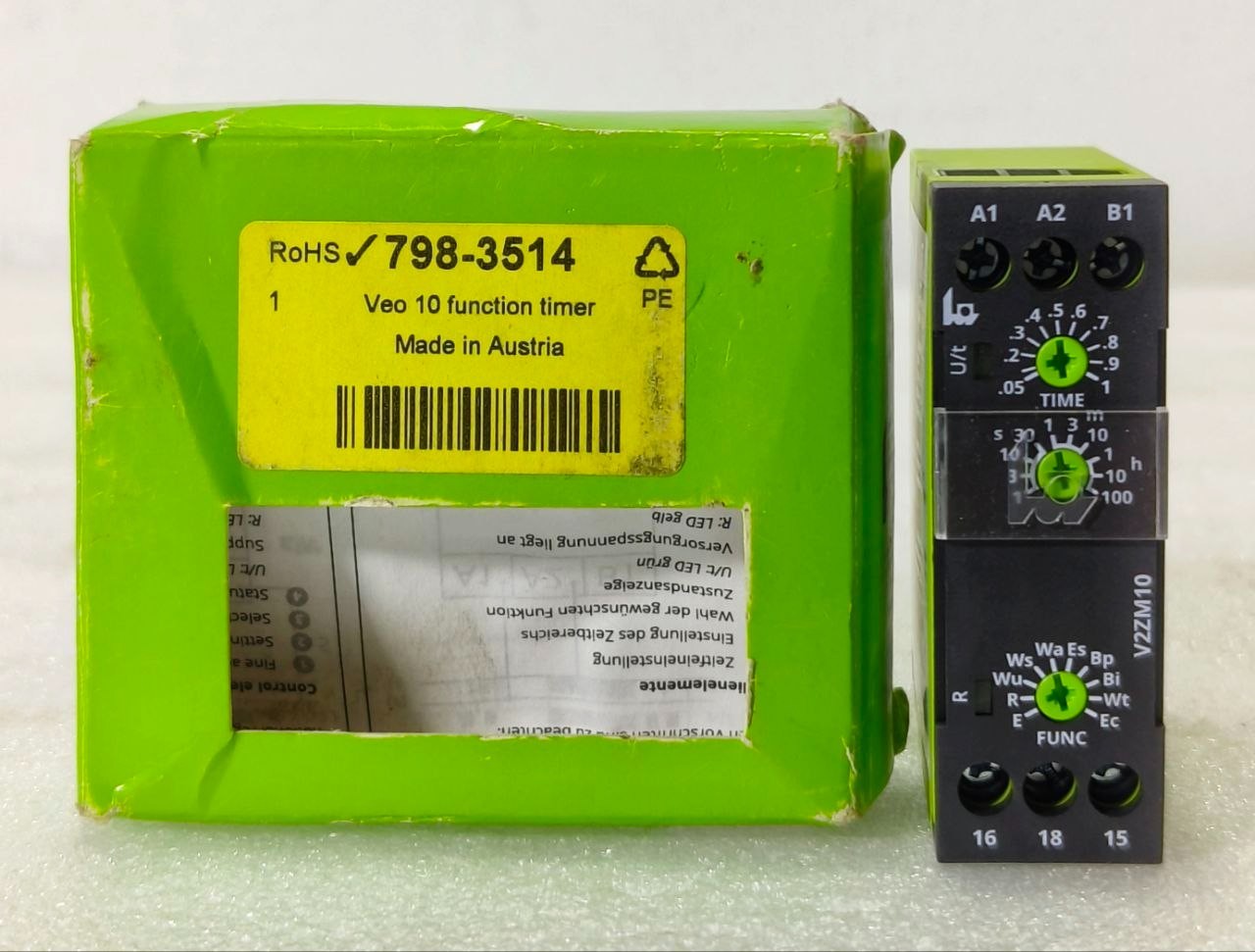 NEW🆕TELE VEO V2ZM10 MULTIFUNCTION FUNCTIONS TIMER - 12-240V AC/DC - 10 FREESHIP