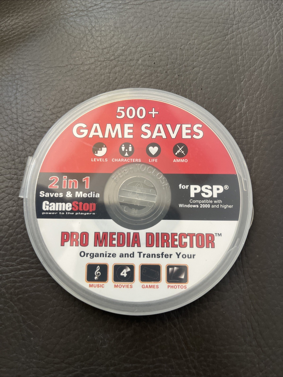 Sony PlayStation Portable Pro Media Director  PSP GameStop Edition 500+ Saves!!!