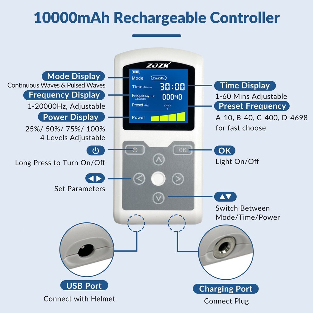Photobiomodulation Brain RTMS Light Therapy Machine for Cerebral Palsy Autism