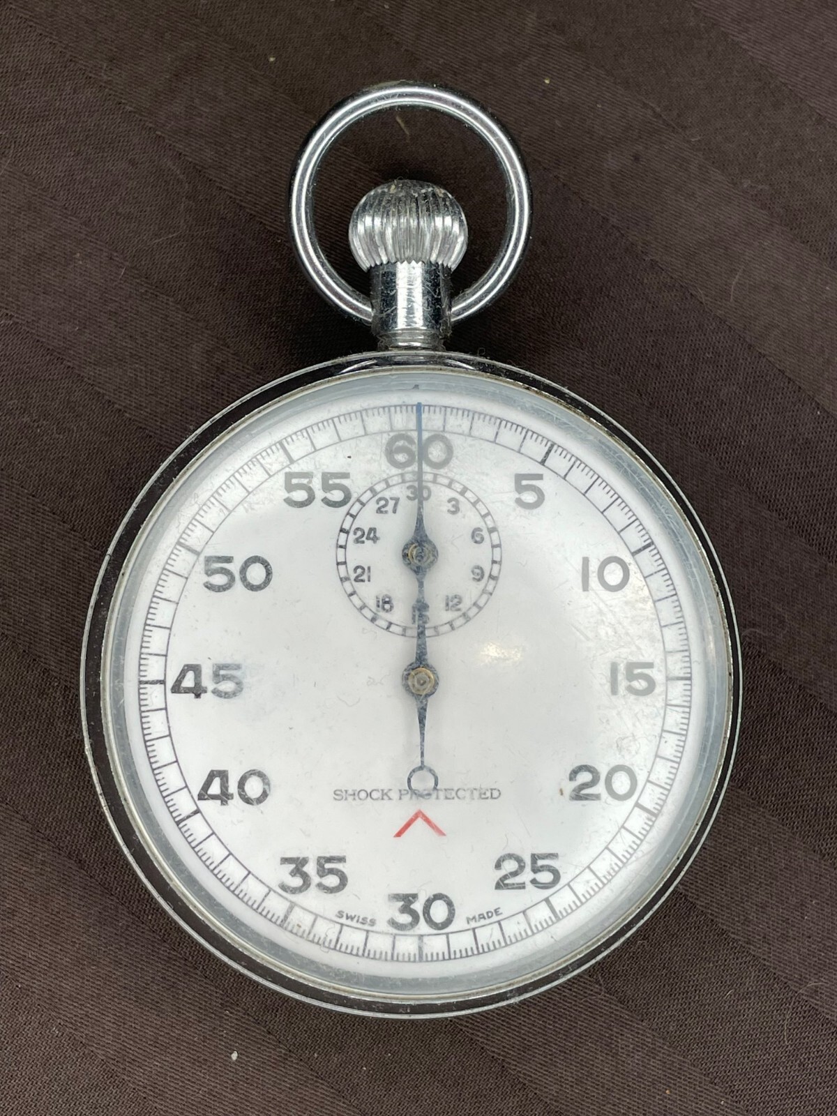 Vintage Capt & Co. SWISS Made Stopwatch Shock Protected--Works!