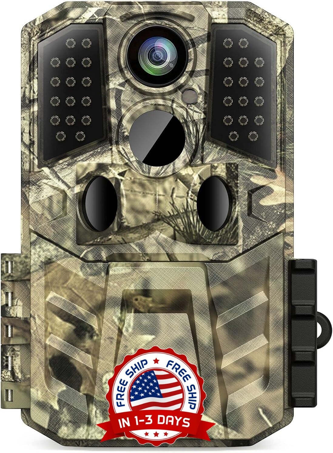 Camara De Rastreo 1920p , 30mp Trail Cam Ip66 Impermeable Para Caza De Vida NEW