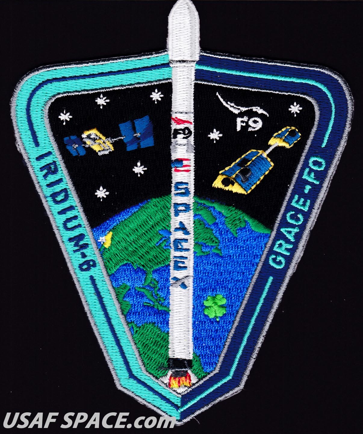 Authentic Iridium-6 - SPACEX FALCON 9 F-9 VAFB Launch SATELLITE Mission PATCH