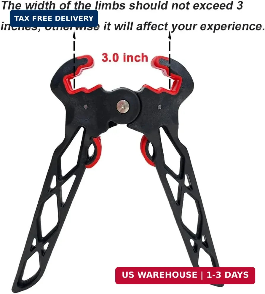 Archery Bow Stand Folding Compound Bow Stands Bow Jack Limbs Clamp Kickstand Gro