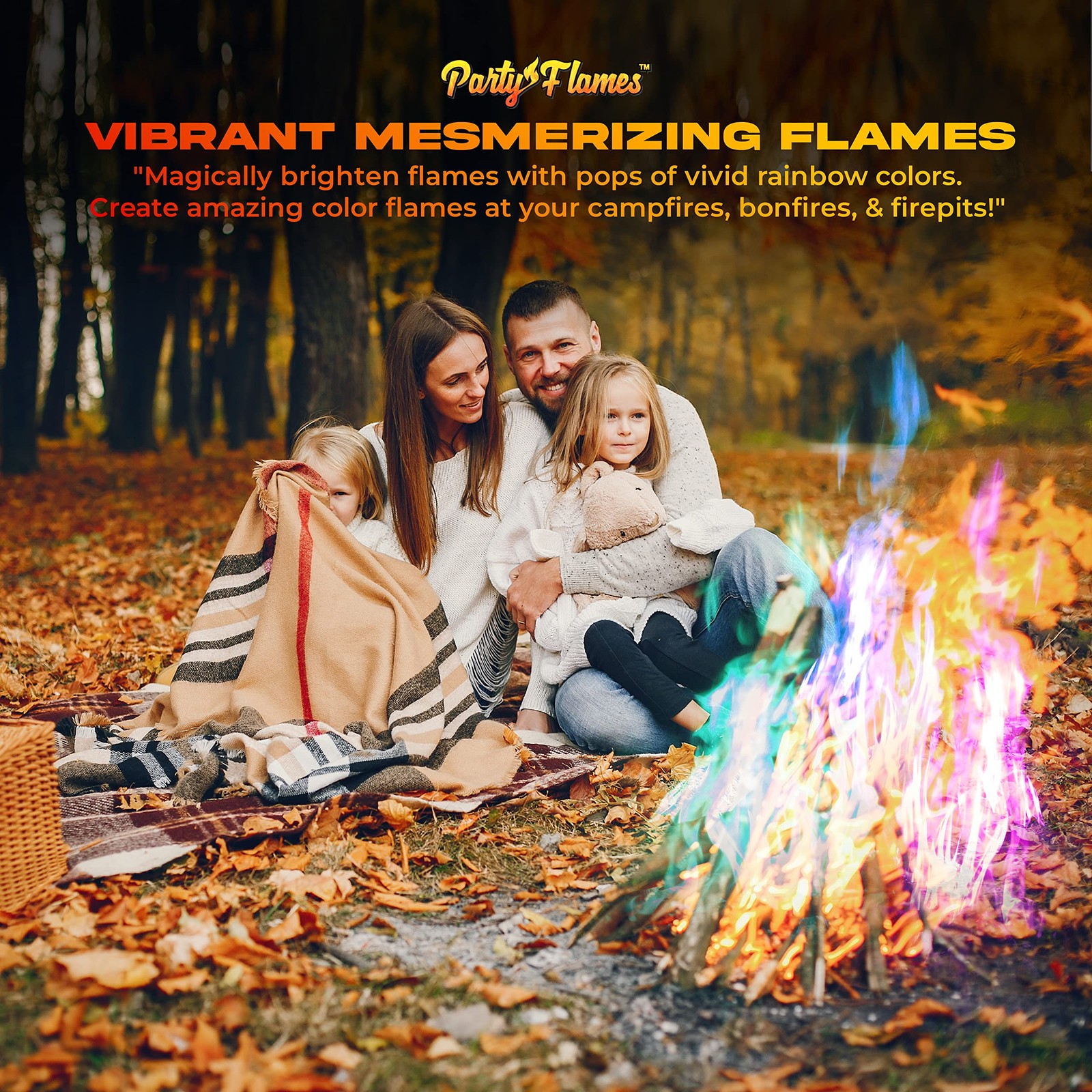 Magic Campfire Fire Color Changing Packets for Original 10 Pack, Green