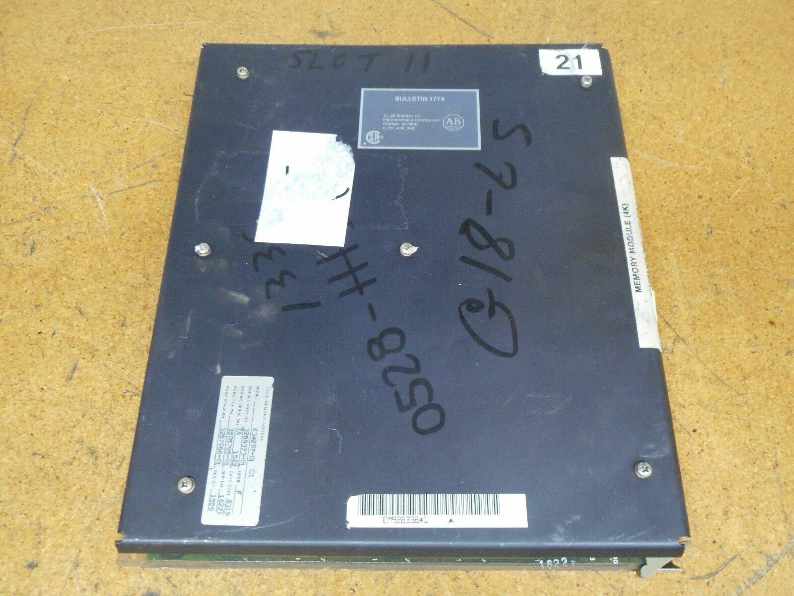 Allen Bradley 1774-MA Memory Module