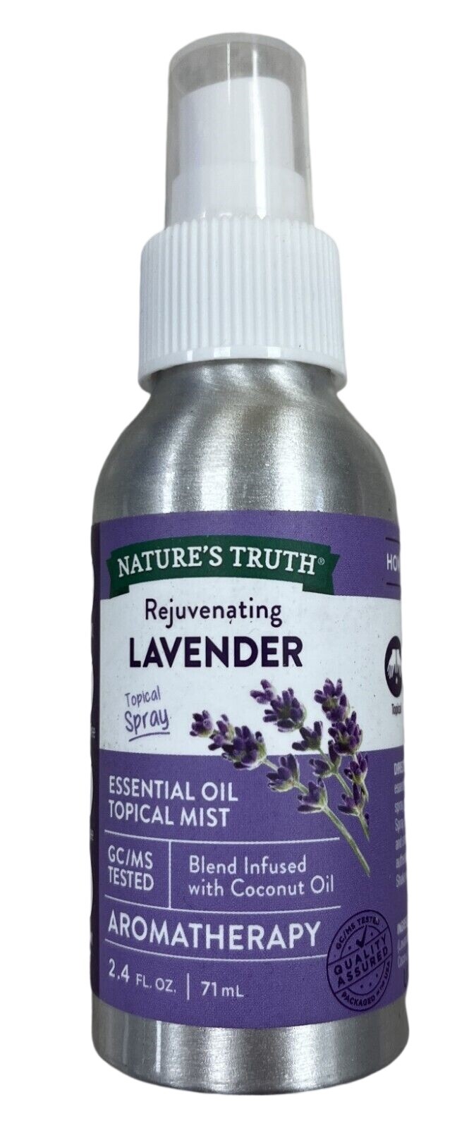 Nature's Truth LAVENDER Aromatherapy Spray 2.4oz NEW LOOK!