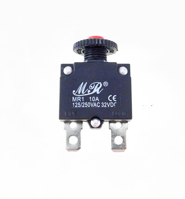 PROCRAFT MR1-10A 10A Panel Mount Circuit Breaker / Overload Protector