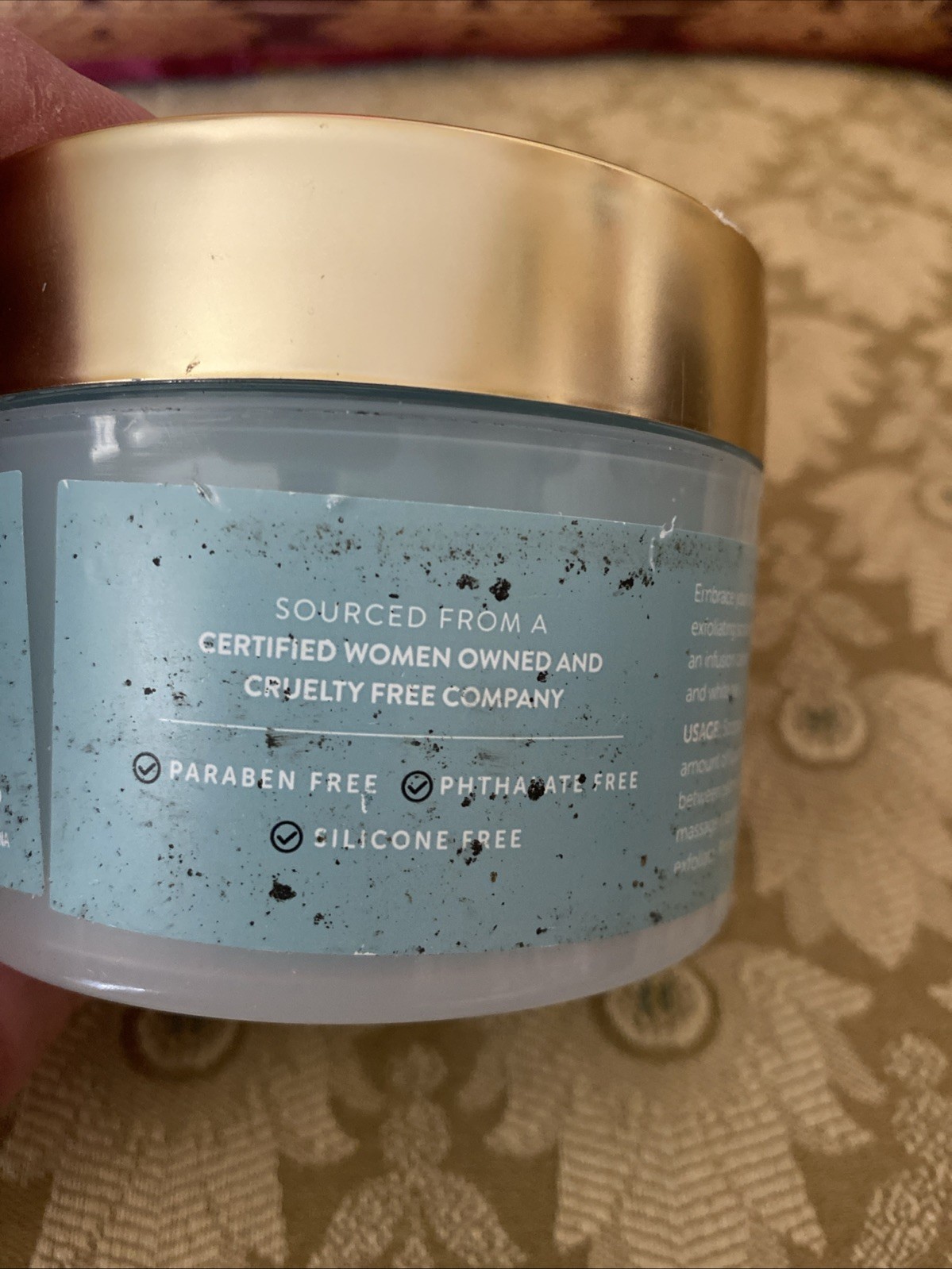 Modern Expressions NIP Eucalyptus & White Tea Body Scrub 7.5 Oz