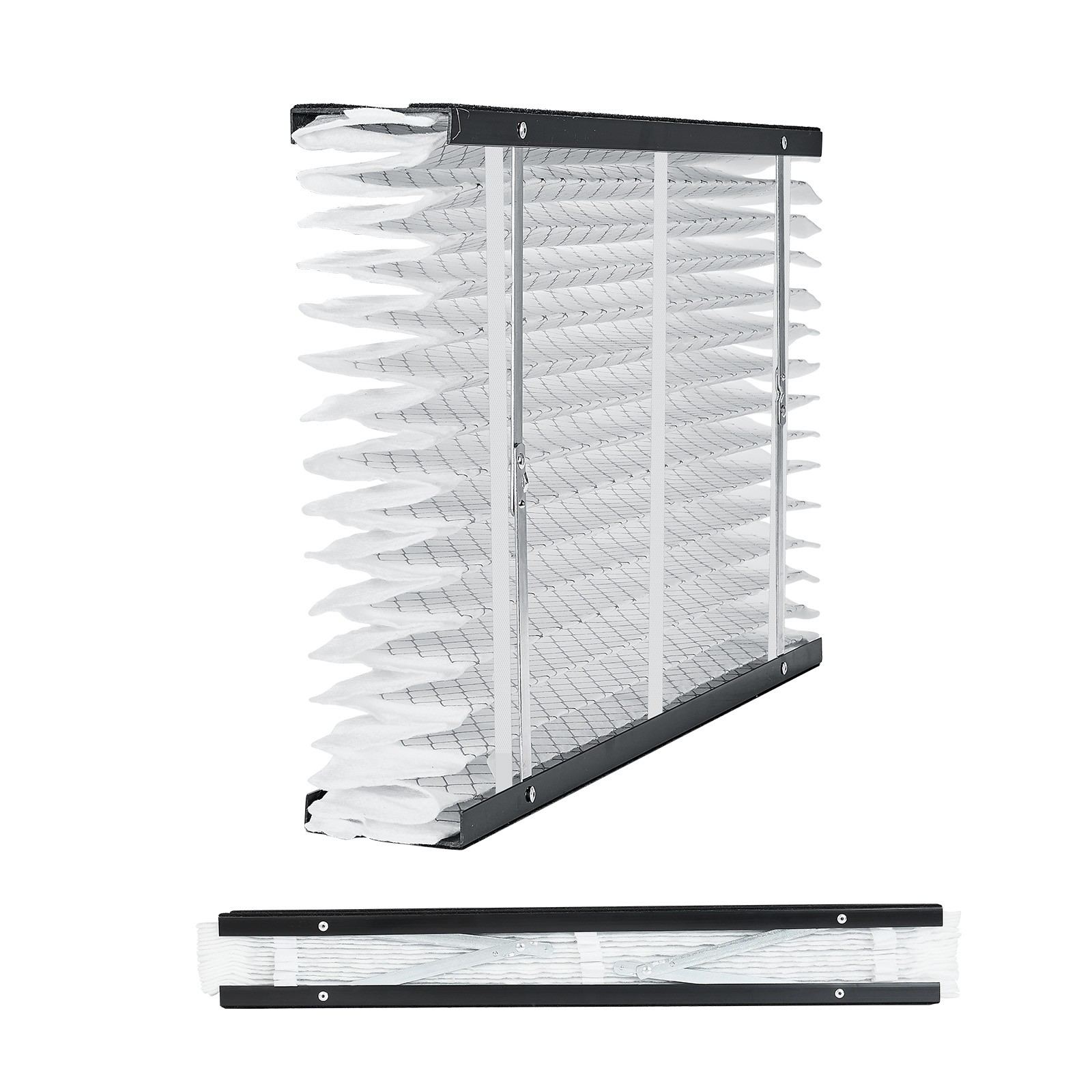 Uimoso Air Filters MERV 13 Electrostatic Pleated HVAC Furnace Filter 2pc 16x28x4
