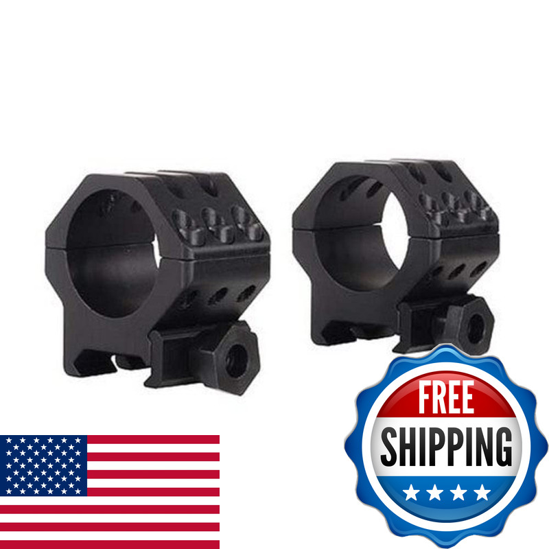 Weaver Tactical Rings 1 Six Hole Medium Matte 48349
