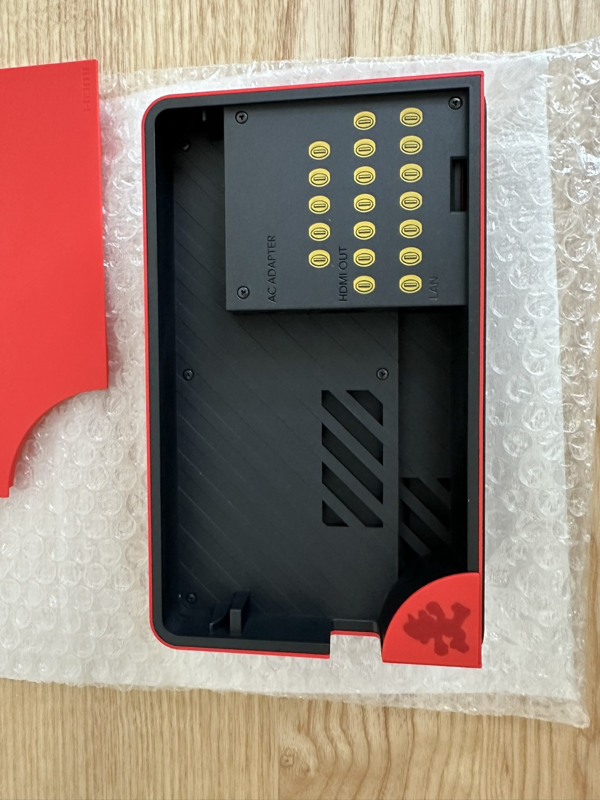 Nintendo Switch OLED Dock Mario Red Edition with Power Adapter Official