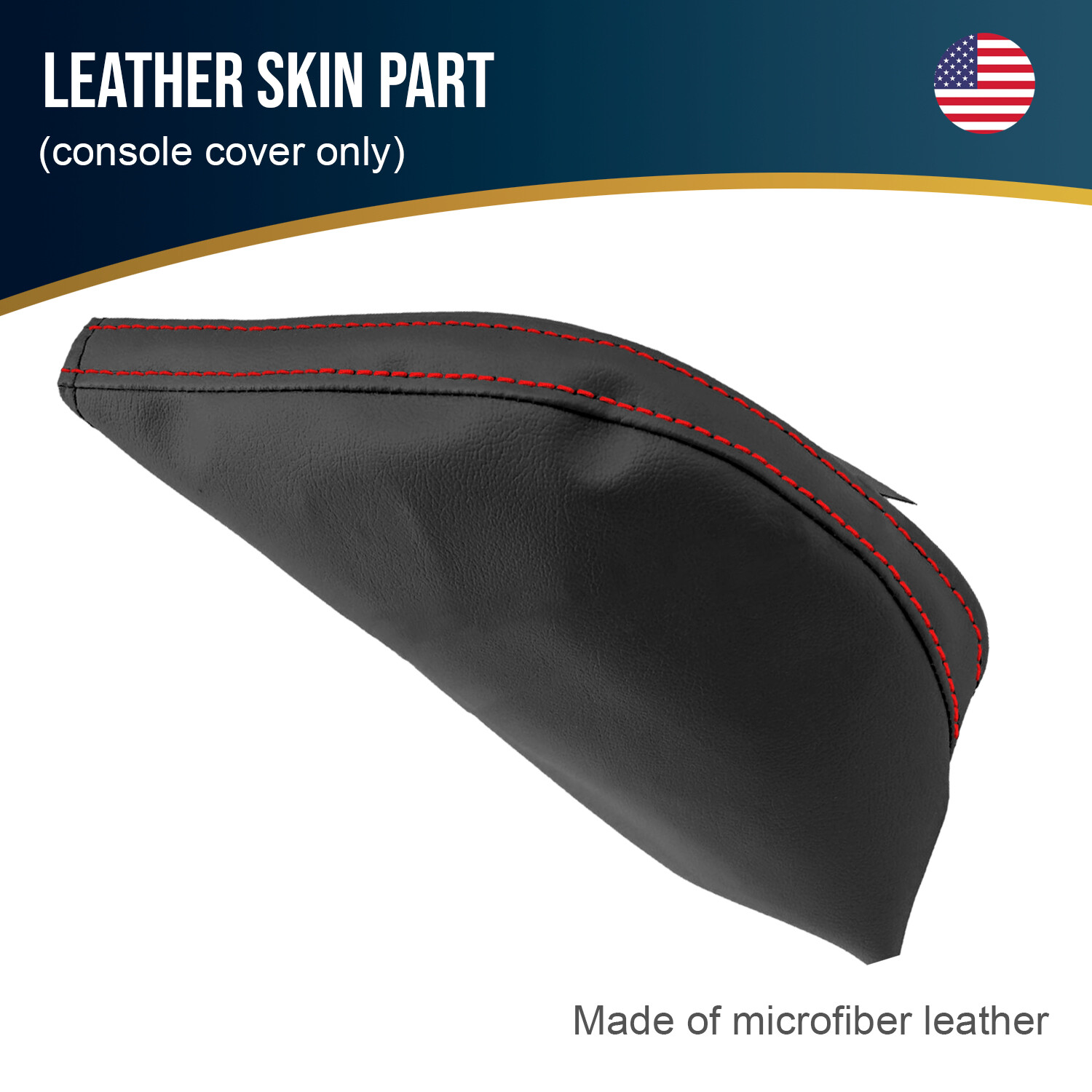 Fits 92-00 Lexus SC 300 400 Synthetic Leather E Brake Boot Red Stitch