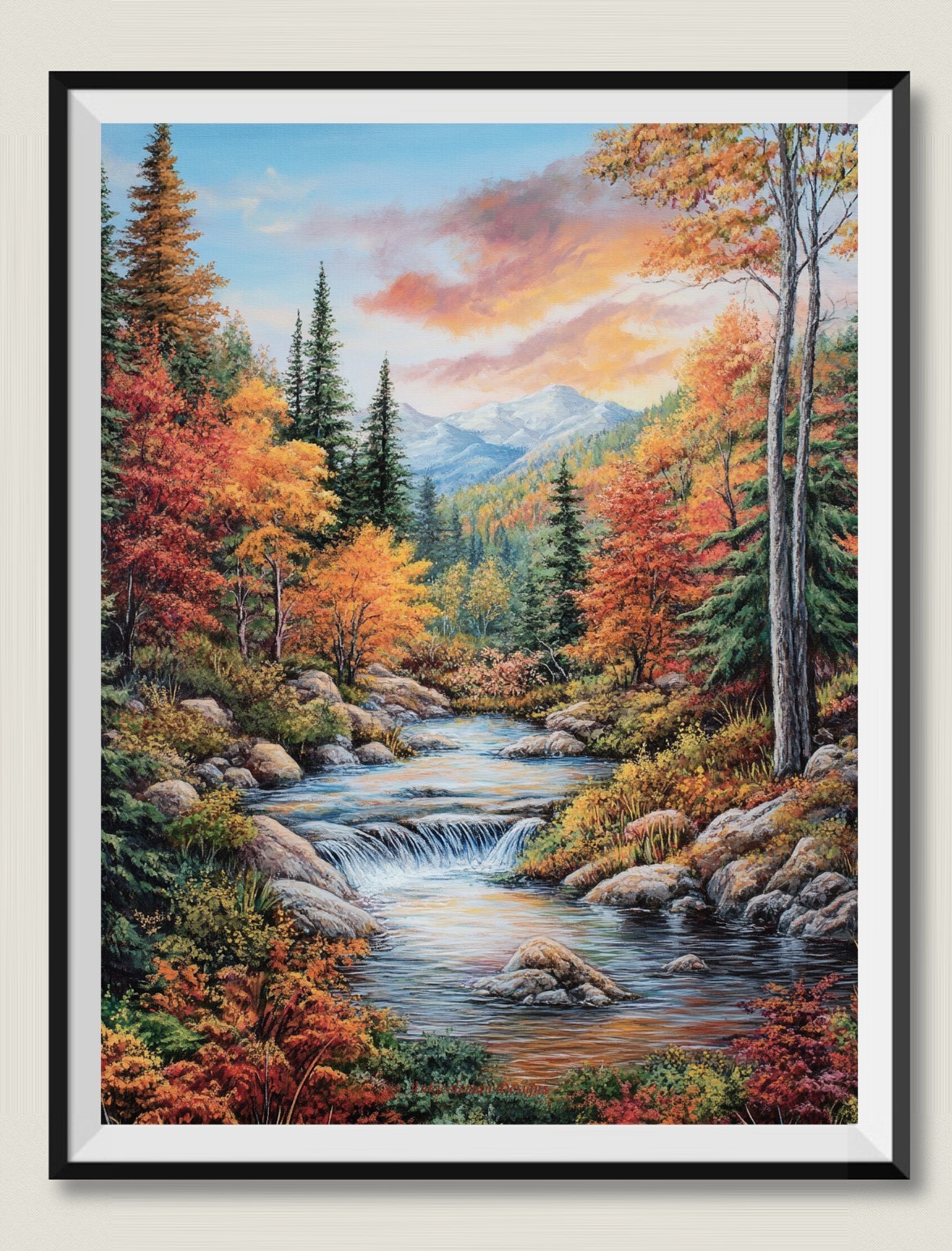 Where the River Bends - DIY Chart Counted Cross Stitch Patterns Needlework DMC