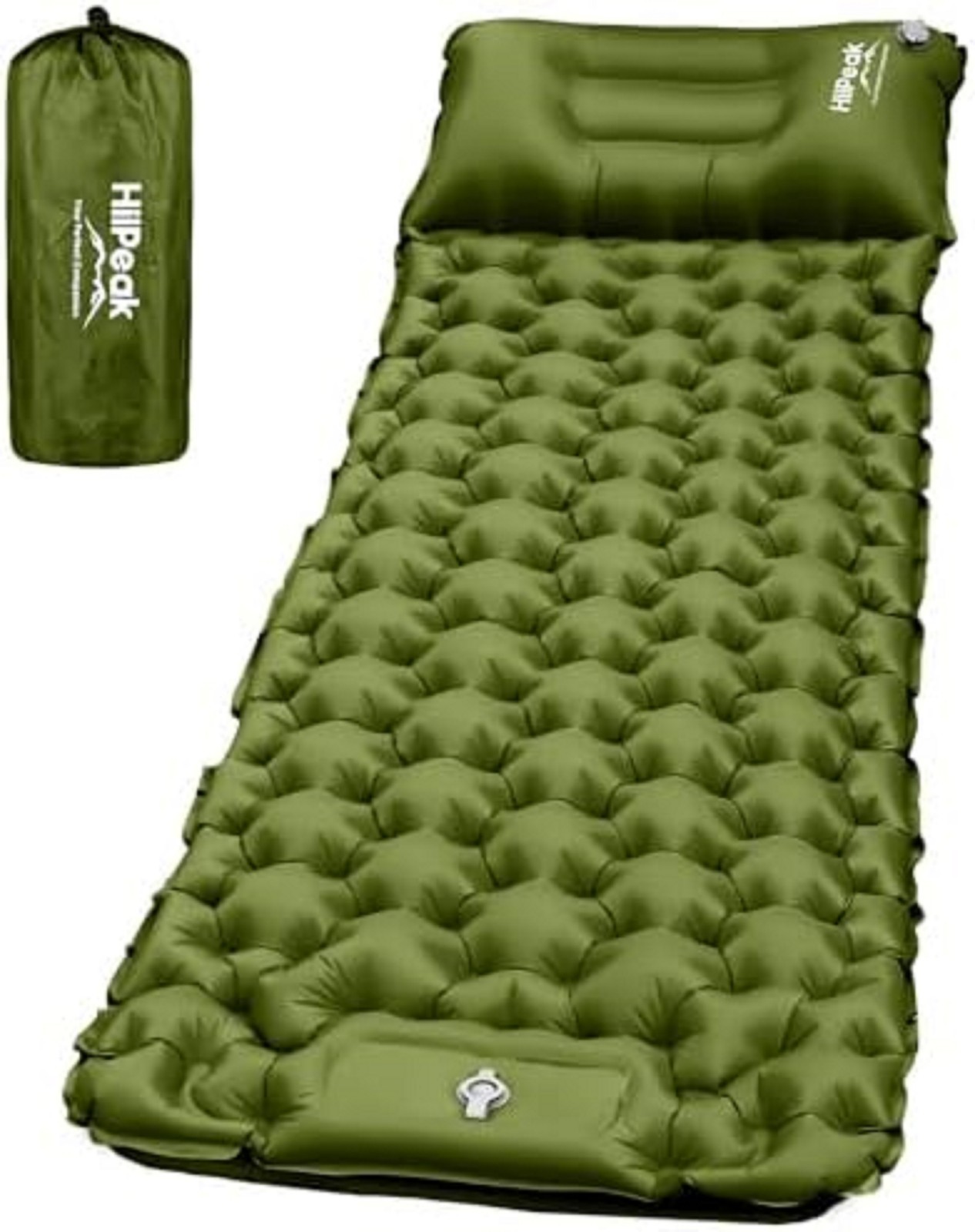 Sleeping Pad for Camping- Ultralight Inflatable Sleeping Mat with Built-in Fo...