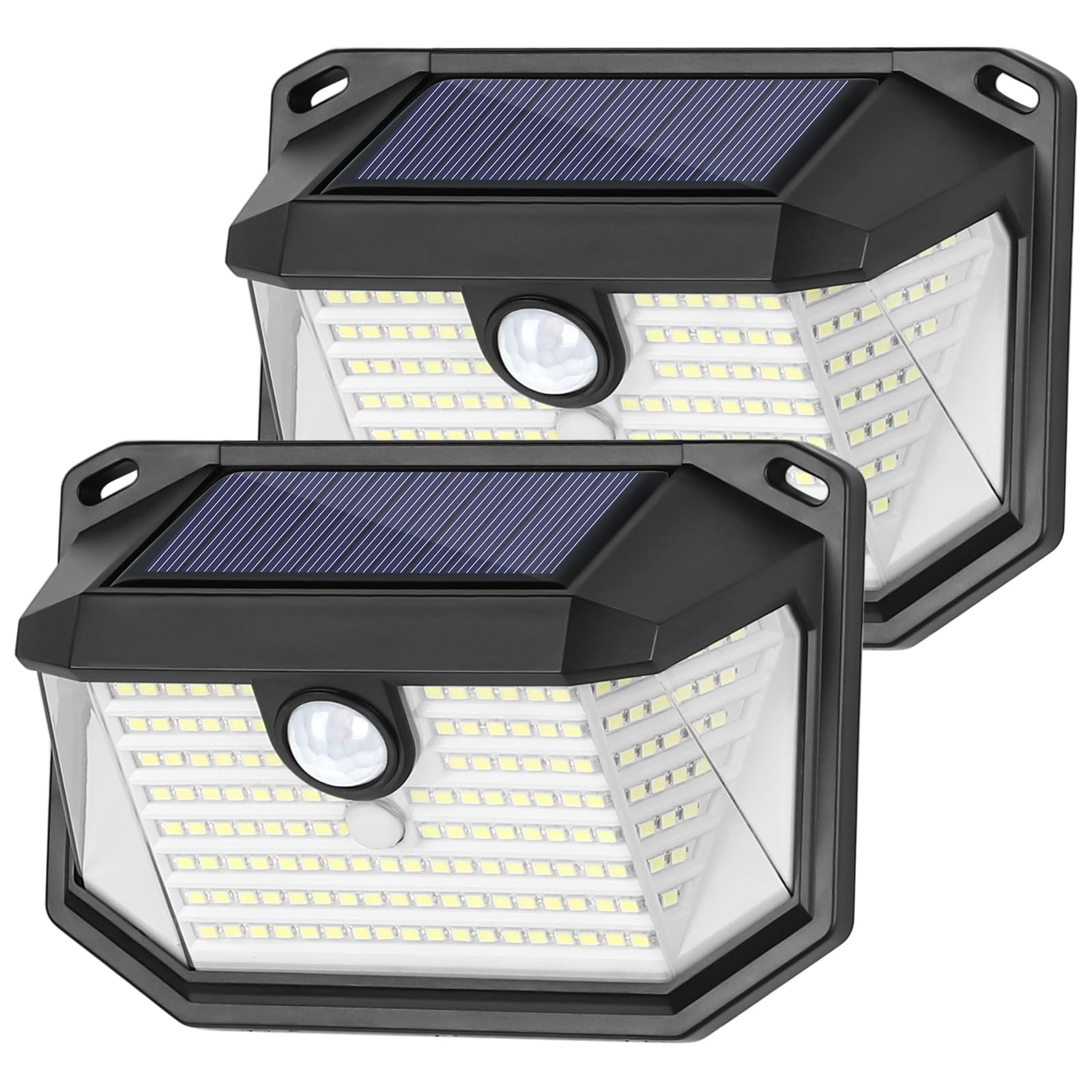 Sensor de movimiento solar Luces de seguridad al aire libre a prueba de agua