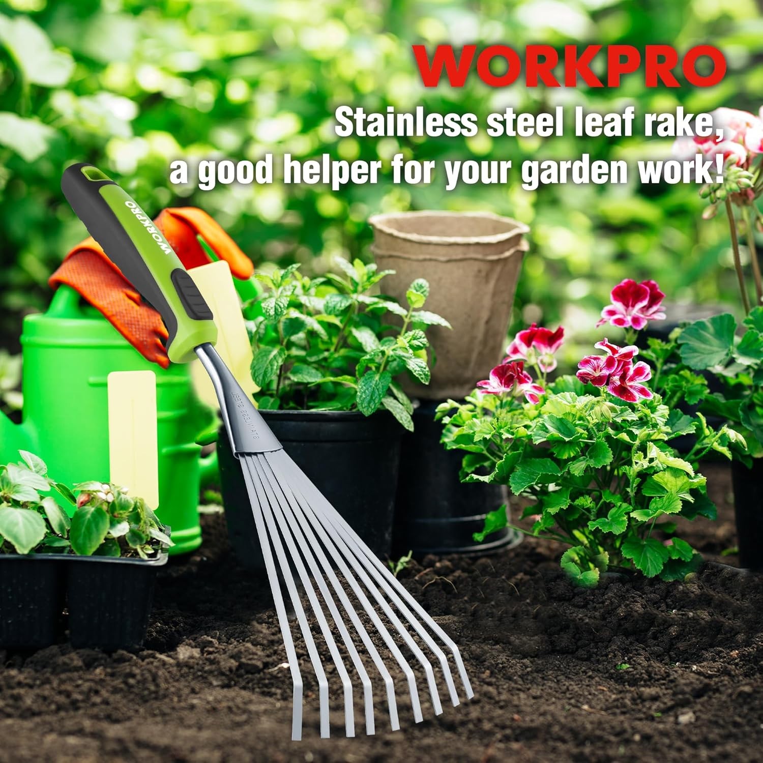 Comfortable soft grip handle, solid durable structure