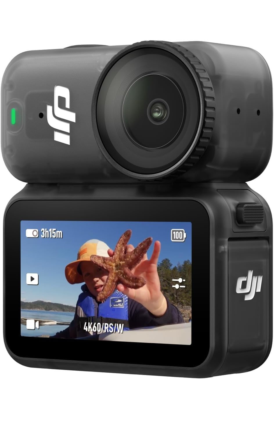 DJI Osmo Nano Standard 128GB-Action Camera-4K/60fps Vlogging Camera 1/1.3″Sensor