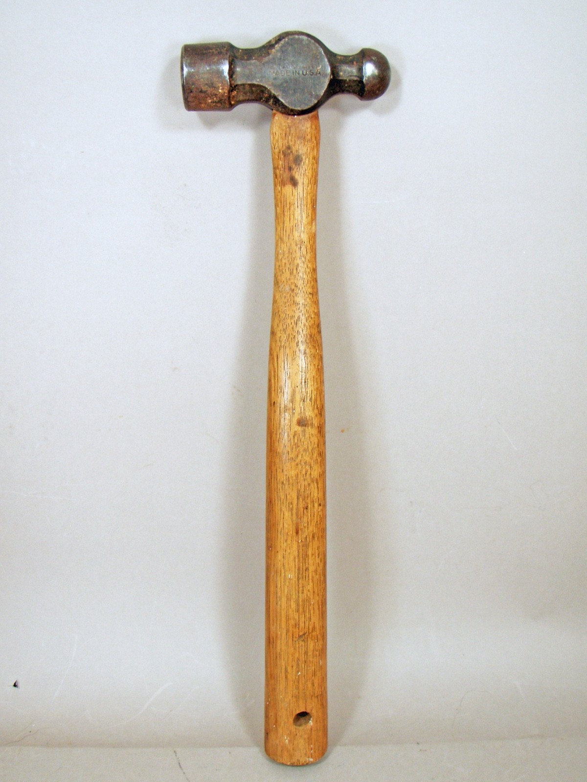 Vtg 1940's Standard No 309 Stanley 12 oz Machinist Ball Peen Hammer