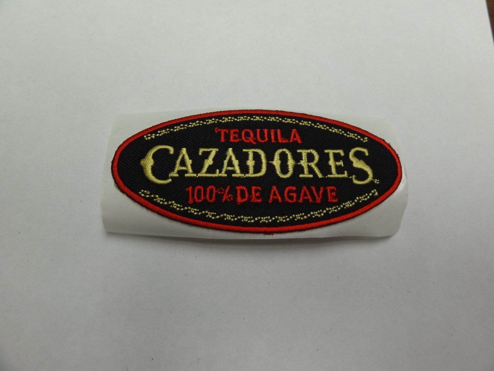 PATCH STICKER STICK ON TEQUILA CAZADORES 100% DE AGAVE 4 INCH BY 2 INCH MEXICO