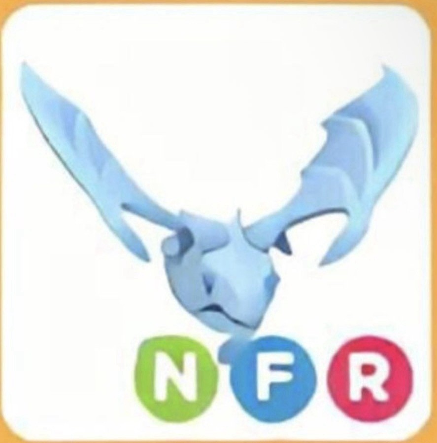 ADOPT ME FROST DRAGON NFR ( READ DESCRIPTION BEFORE BUYING)