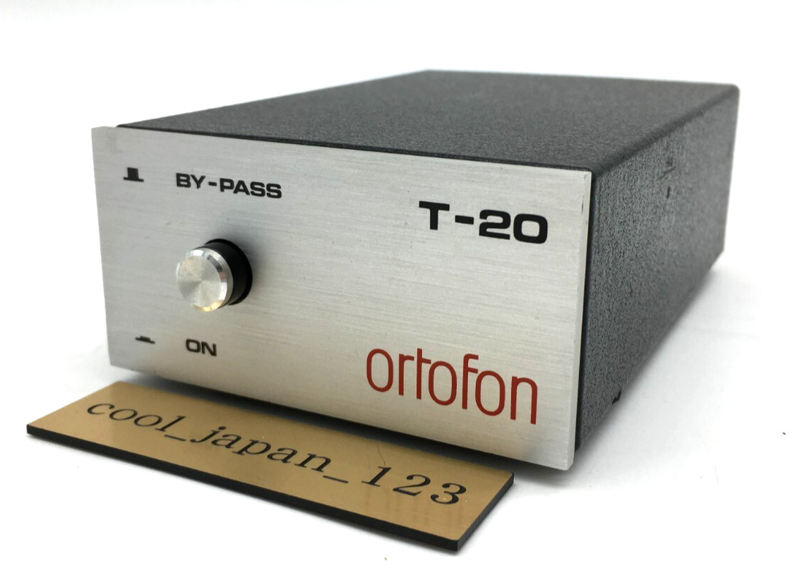 Ortofon T-20 MC step-up Transformer Walking Tested ​2-4Ω nice condition!!