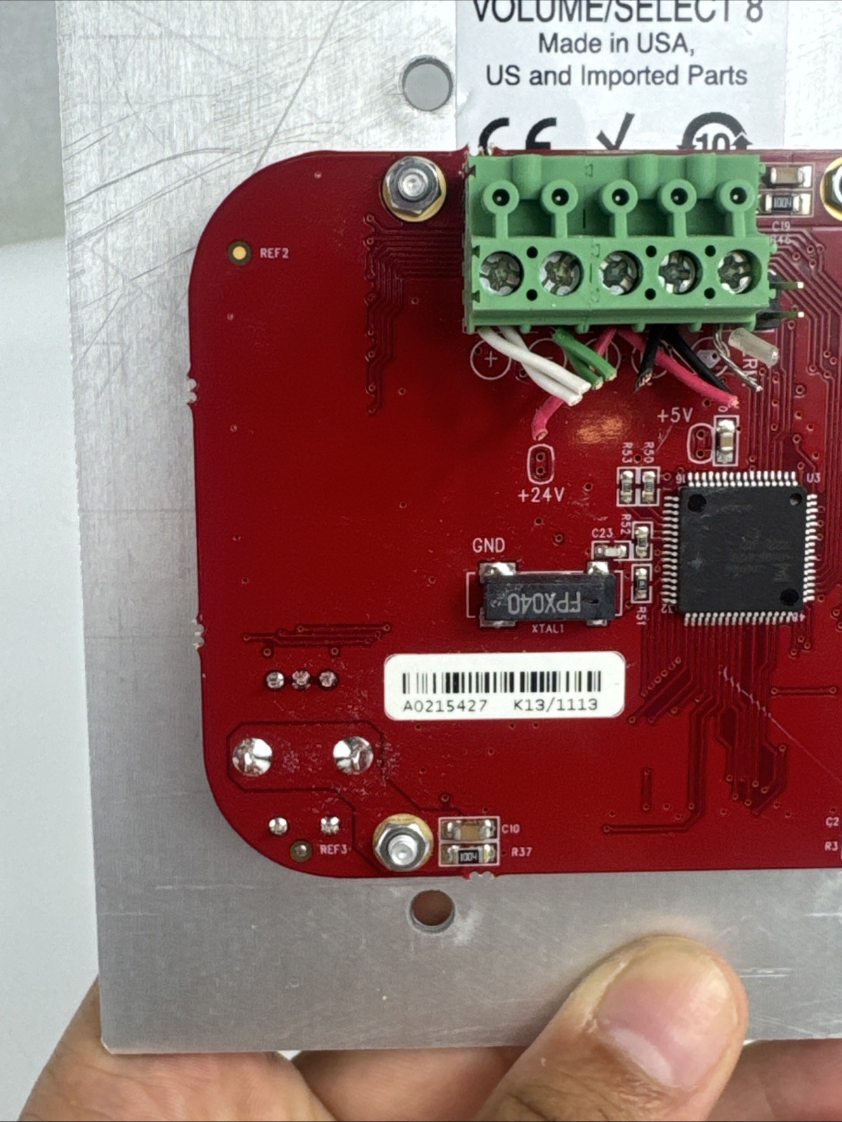 BIAMP VOLUME/SELECT 8 Control Module Used Working
