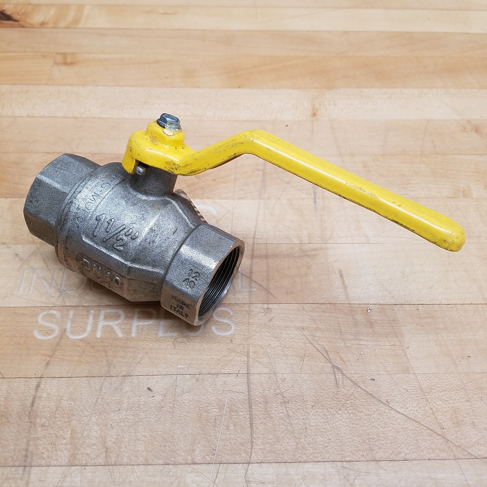 Ball Valve CW617N, 1-1/2" NPT, DN40, PN30 - NEW