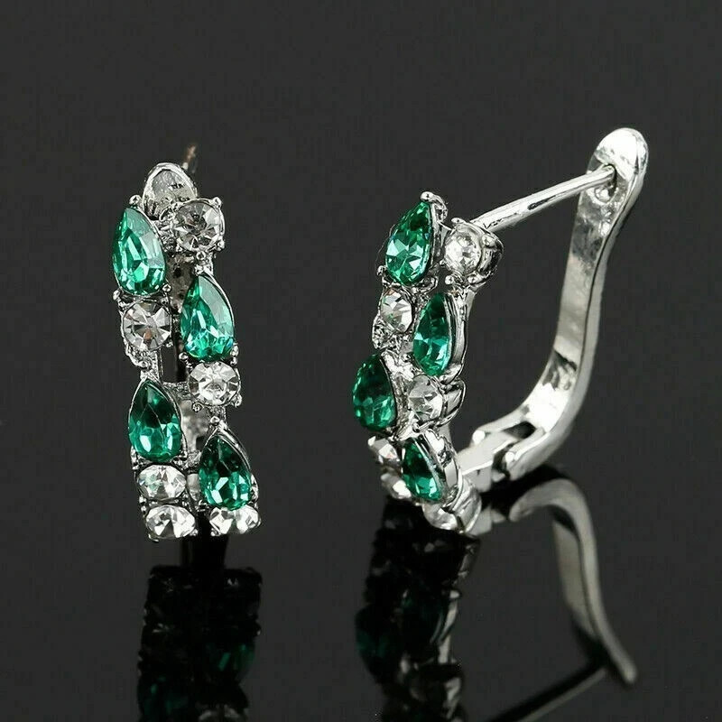 Women's 925 Sterling Silver Classic Hypo-allergenic Tubular Hoop Earrings E792