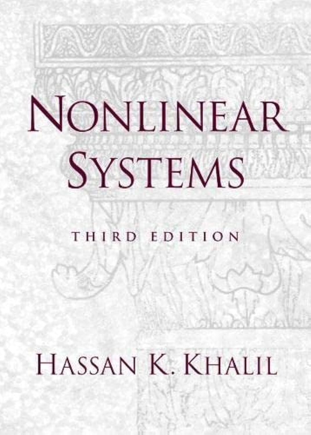 Nonlinear Systems 3rd Edition Free Ship Best Book