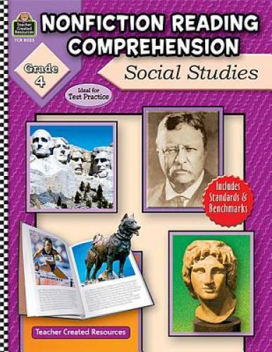 Nonfiction Reading Comprehension: Social Studies, Grade 4 - Paperback - GOOD