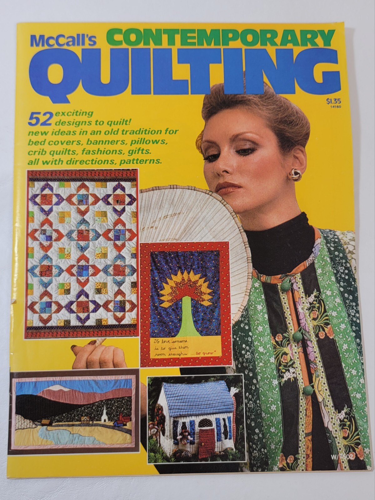 McCalls Comtemporary Quilting Needlwork & Crafts Patterns Designs 1975 Rare Vtq