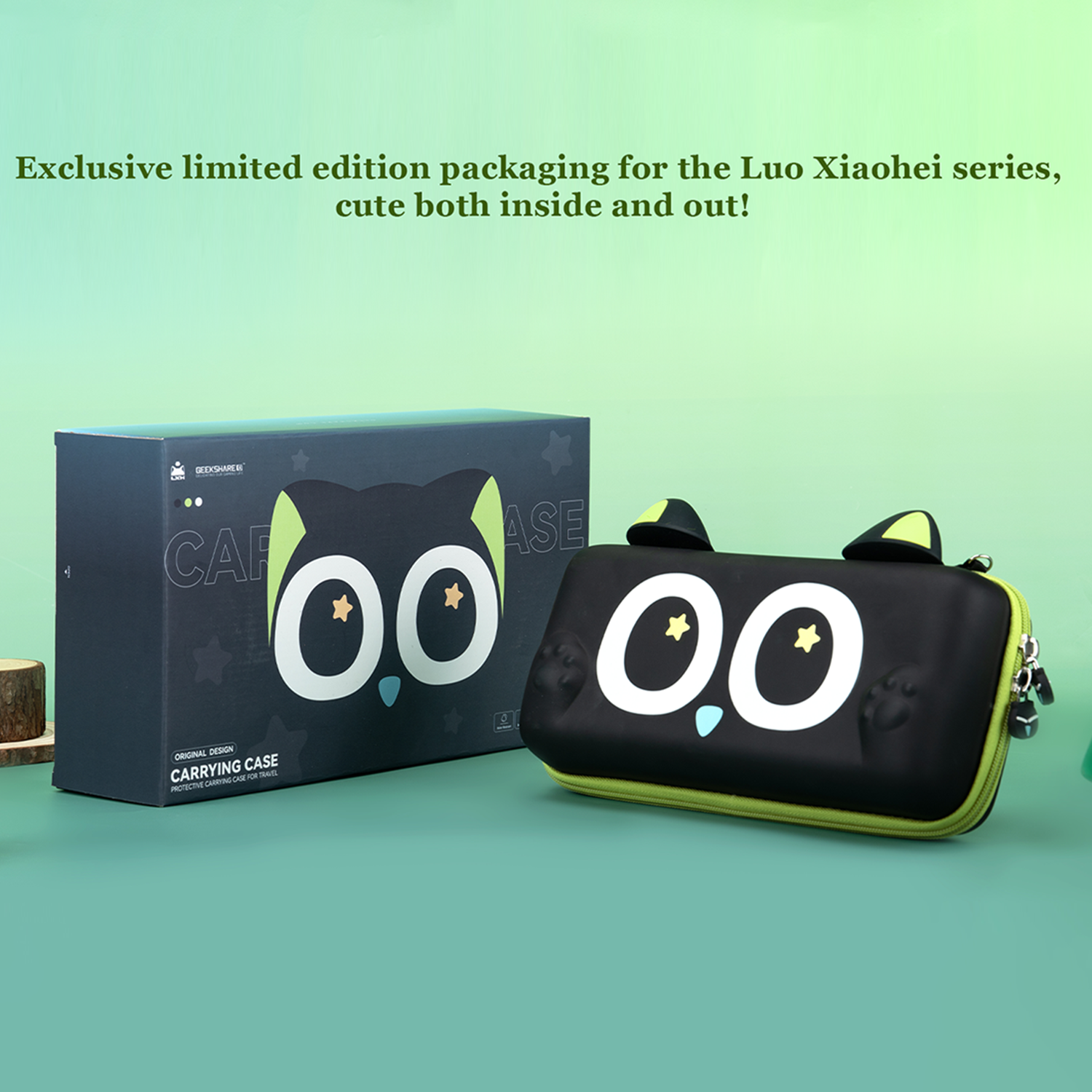 GeekShare Nintendo Switch / OLED Slim Protective Case Joy Con Cover LUOXIAOHEI