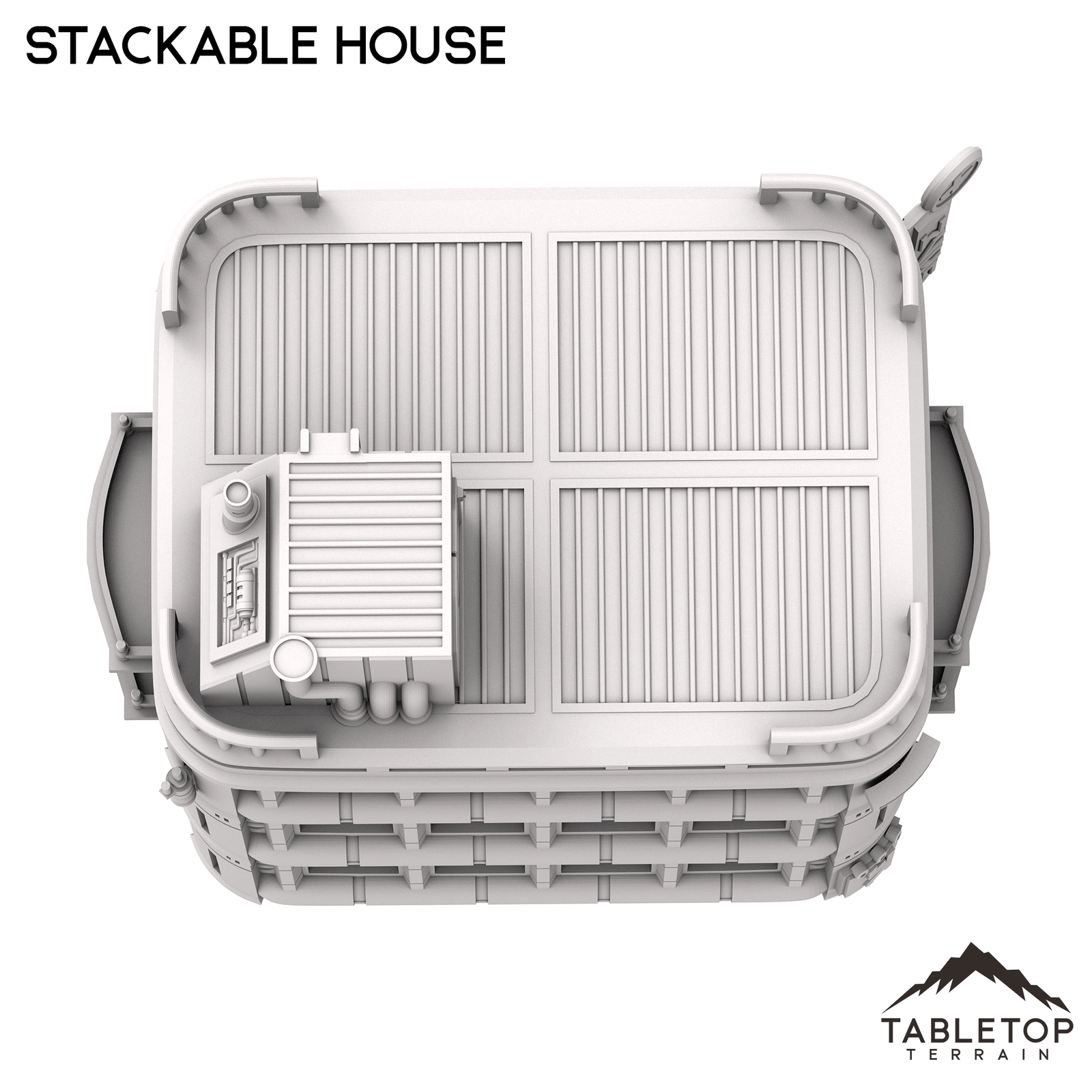 Stackable House - Futuristic City - Compatible with Star Wars Legion