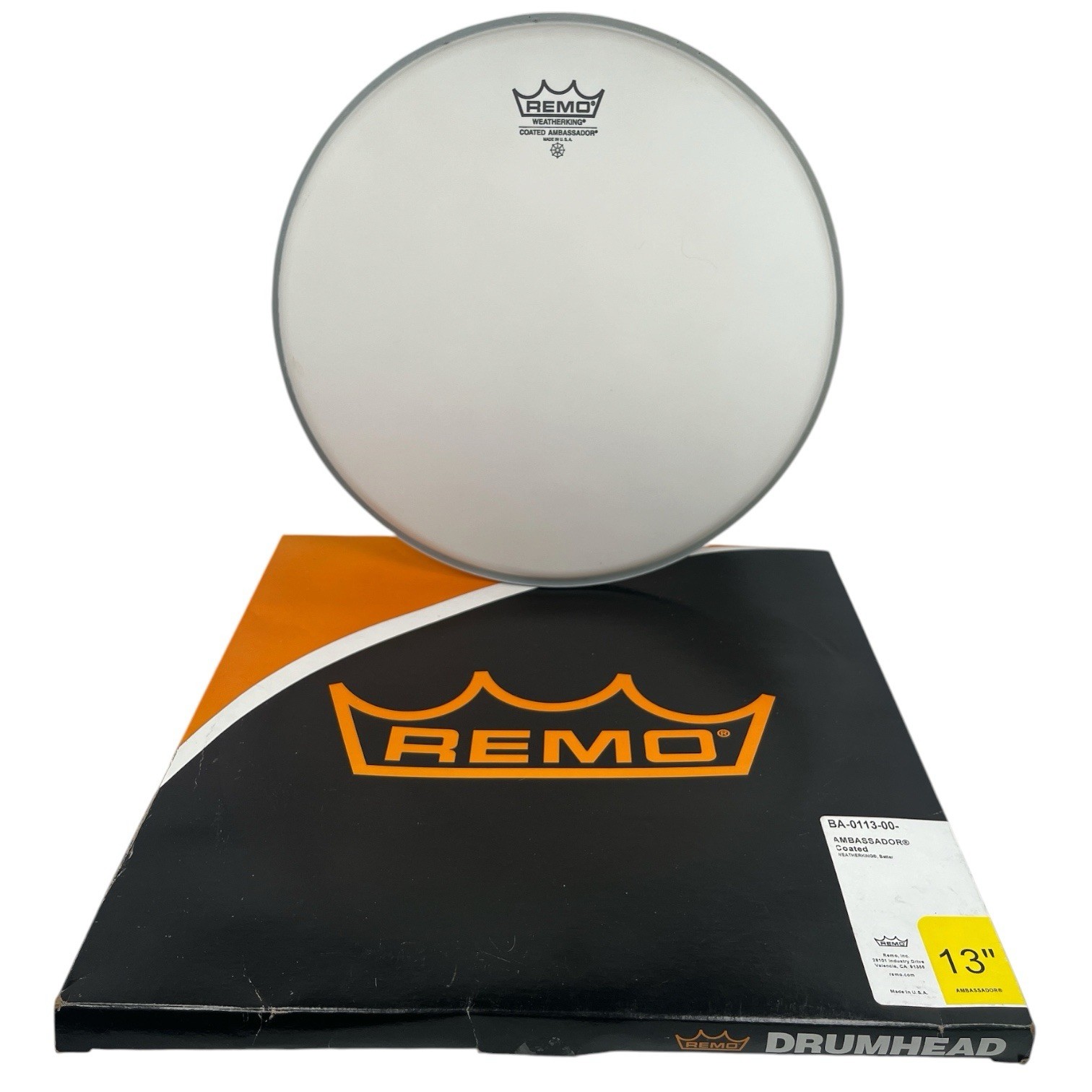 Remo 13” Ambassador Coated Drumhead BA-0113-00 Comes With Box USA Made