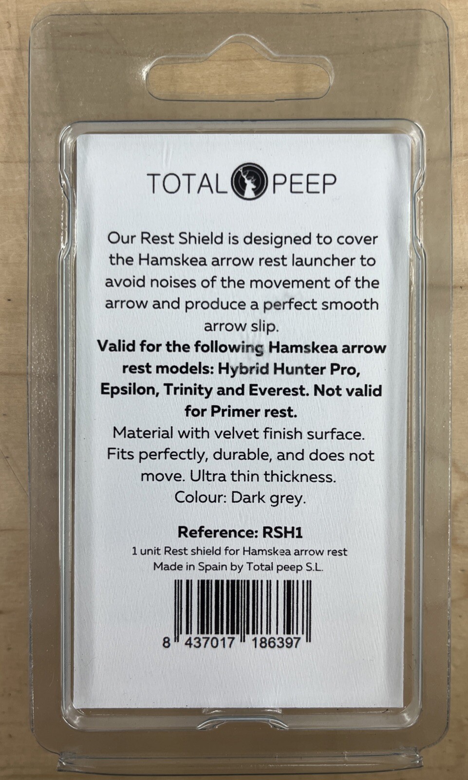 Total Peep QAD Arrow Rest Shield Cover For Hamskea Arrow Rest