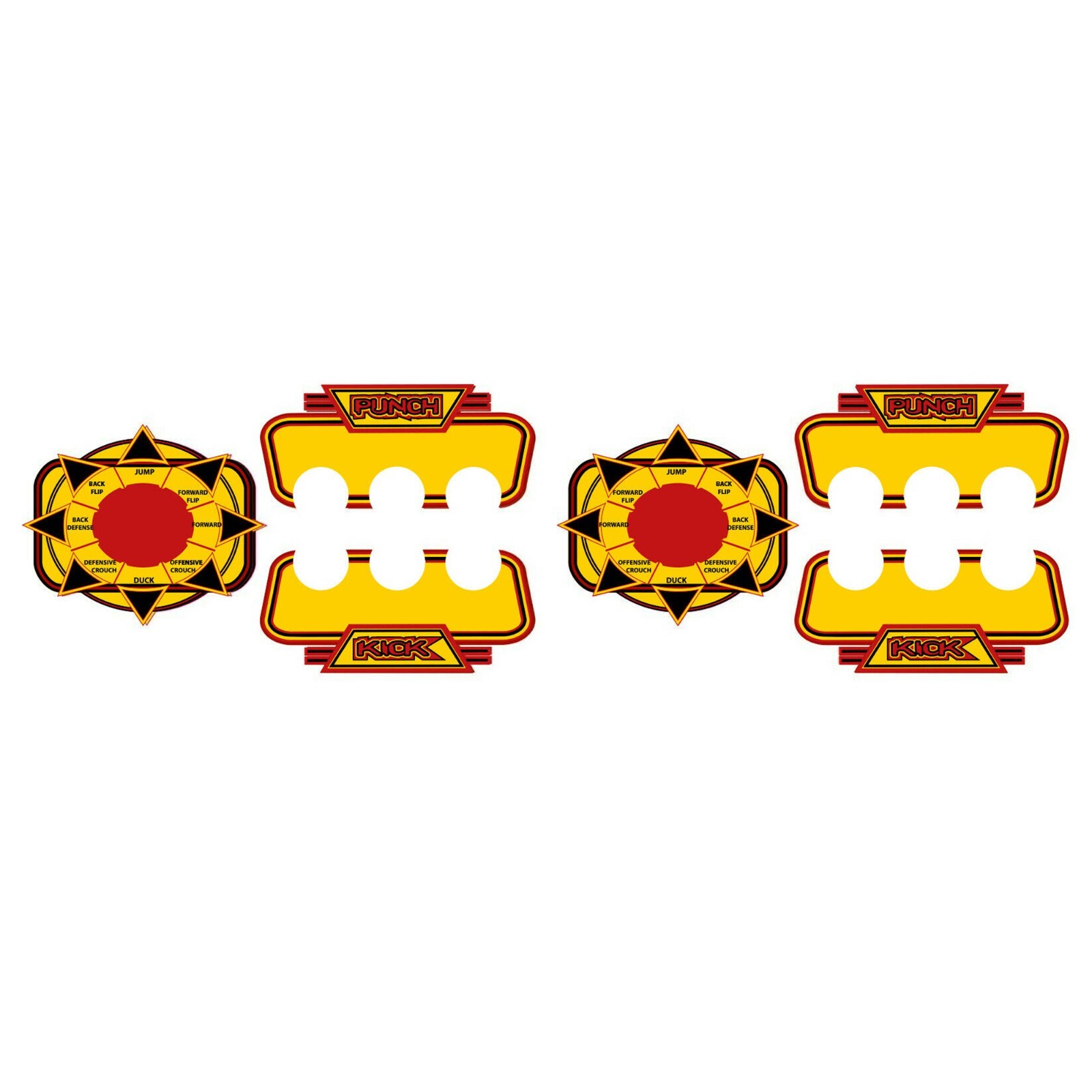 Marvel Superheroes Button Label Joystick Stickers