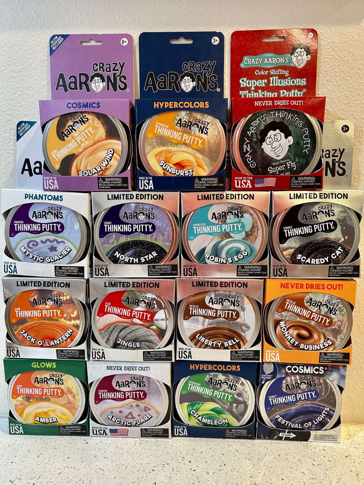 CRAZY AARON'S  Putty  3.2 oz  - You Choose Type - ALL RETIRED - Free Shipping