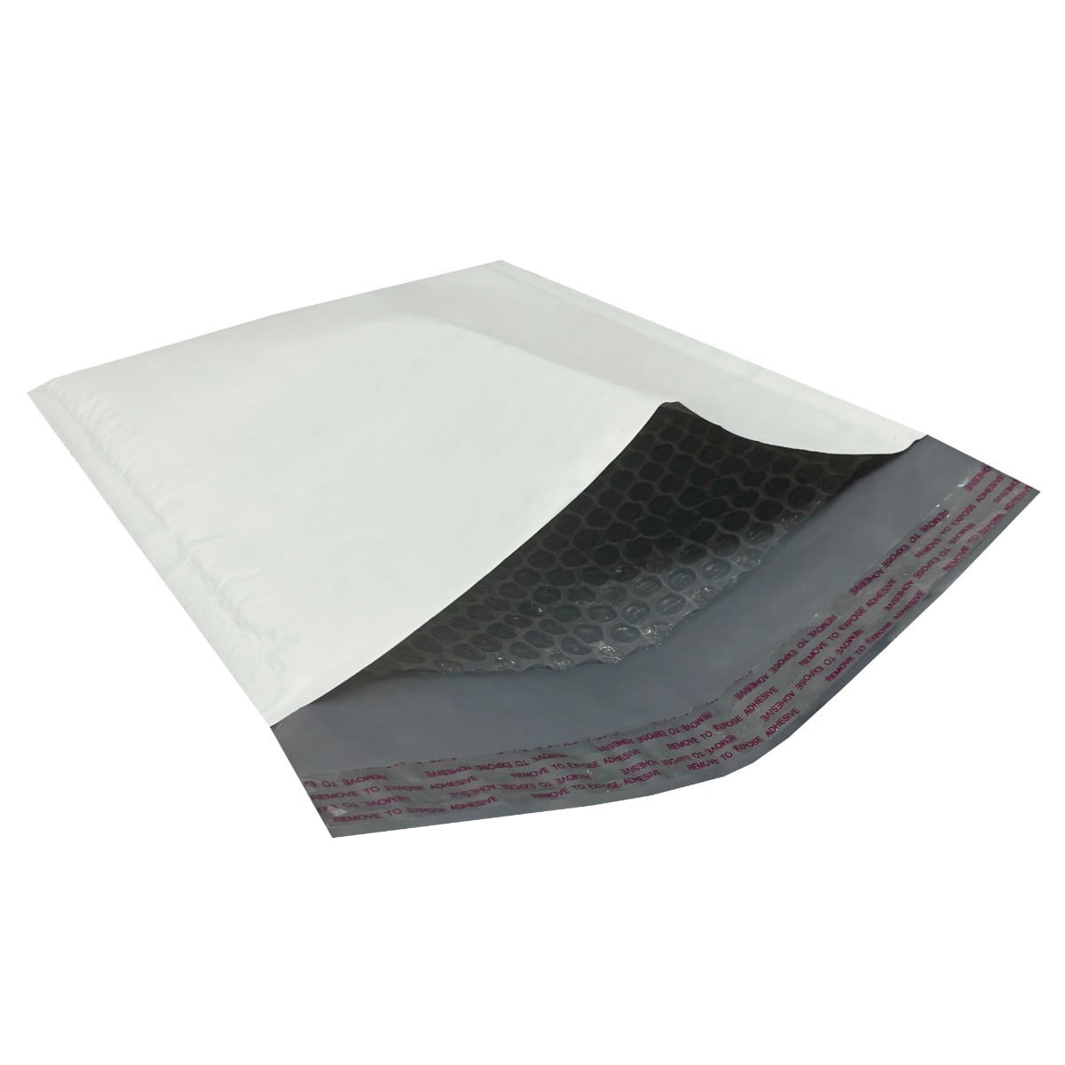 100 Poly Bubble Mailer Bags 8.5 x 12" #2 Envelopes White Self-Sealing
