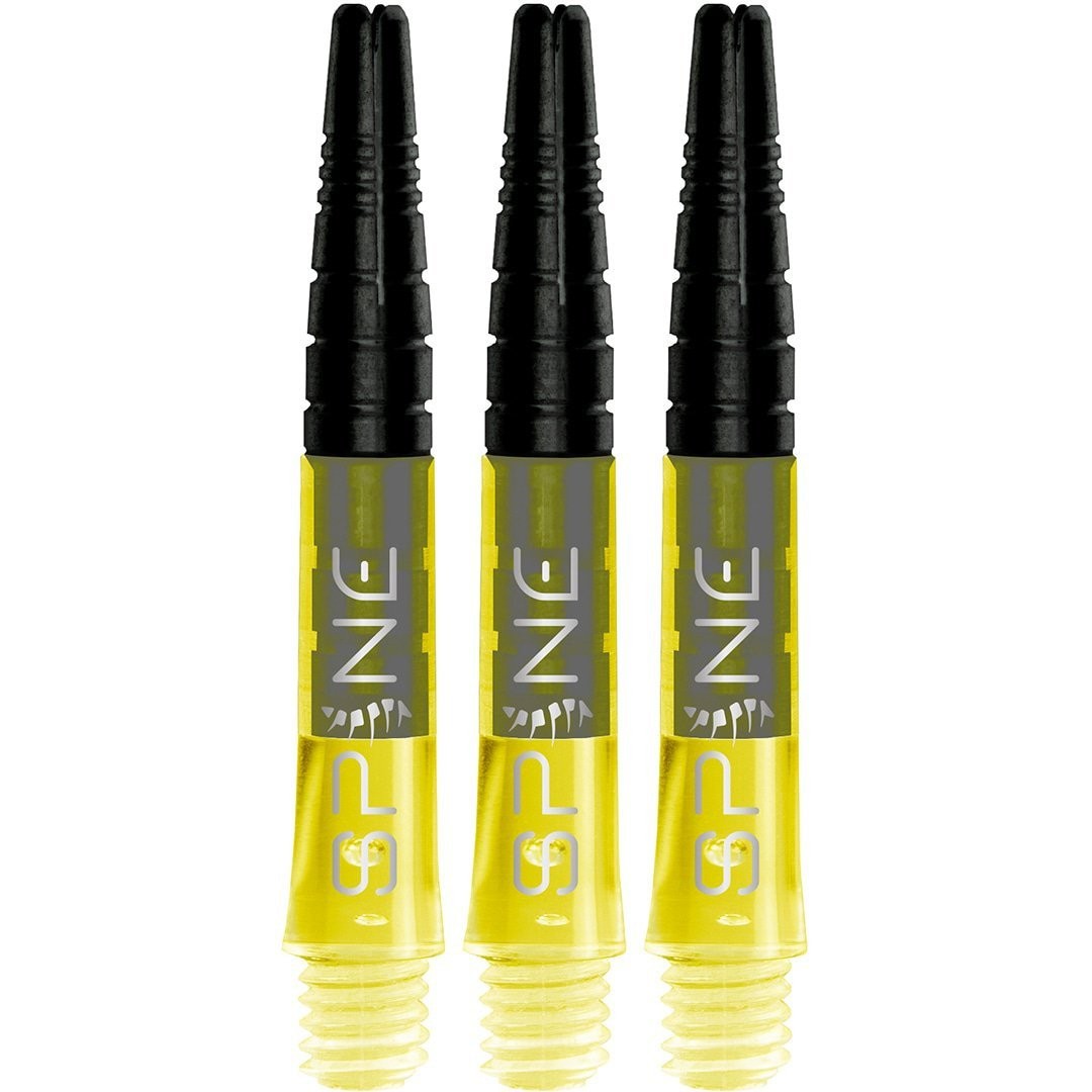 Bull's Darts Spine Shafts Yellow Short