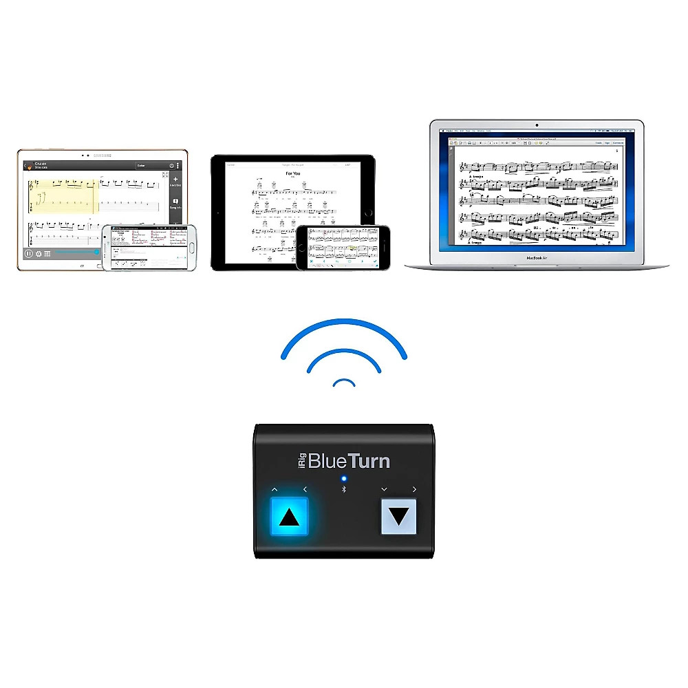 IK Multimedia Hands-Free Dual Footswitch Controller for Bluetooth
