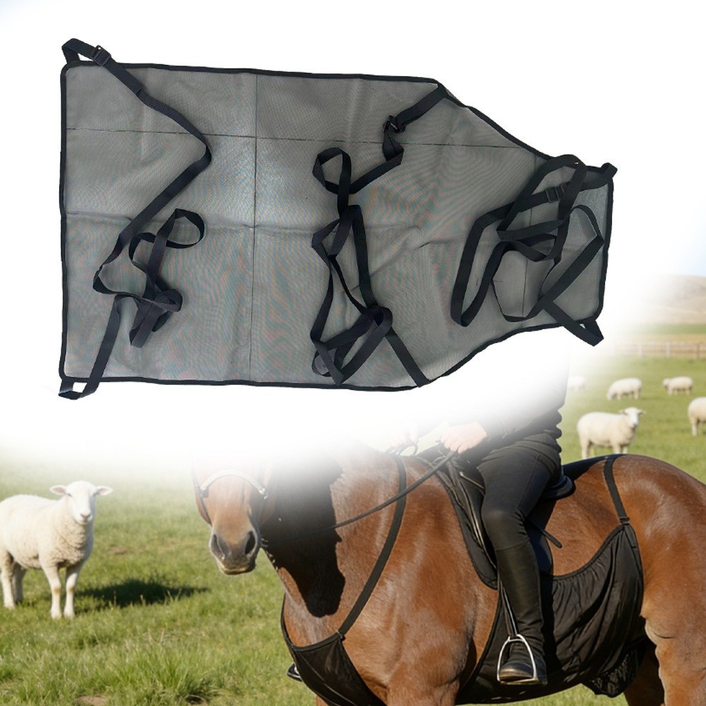 1x Lightweight Horse Belly Guard Fly Sheet Breathable Mesh for Summer Horse Care