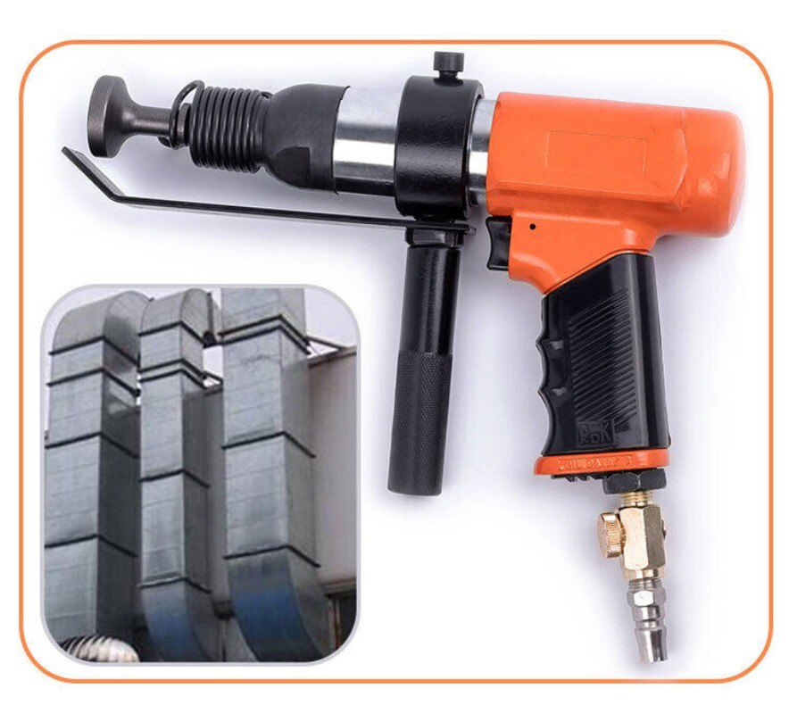 Pneumatic Seaming Machine Knocking Hammer Duct Seaming Gun Tin Edge Sealing,