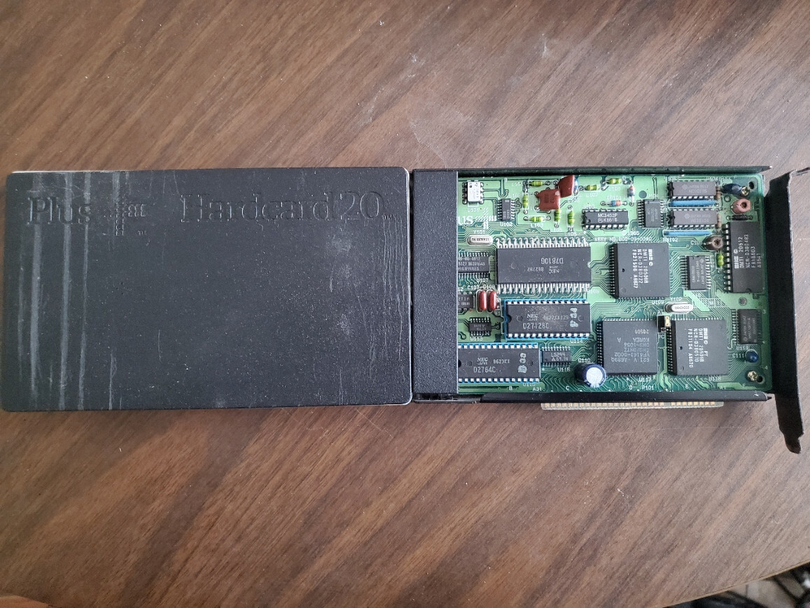 Hardcard 20 Plus 20MB ISA Hard Drive Card HDD 1986 - UNTESTED