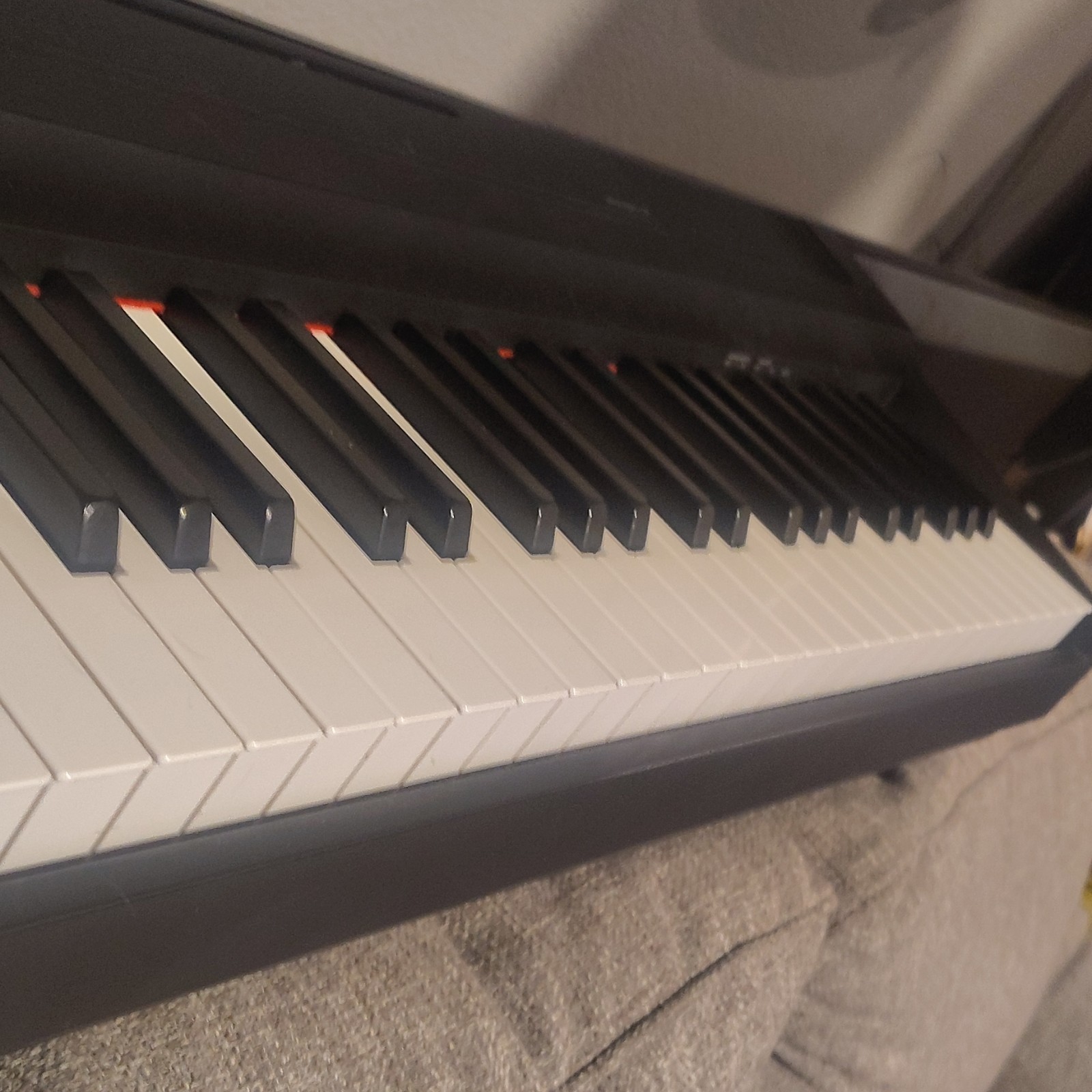 88-Key Digital Home Piano Keyboard in Black, Full Size 88 Keys