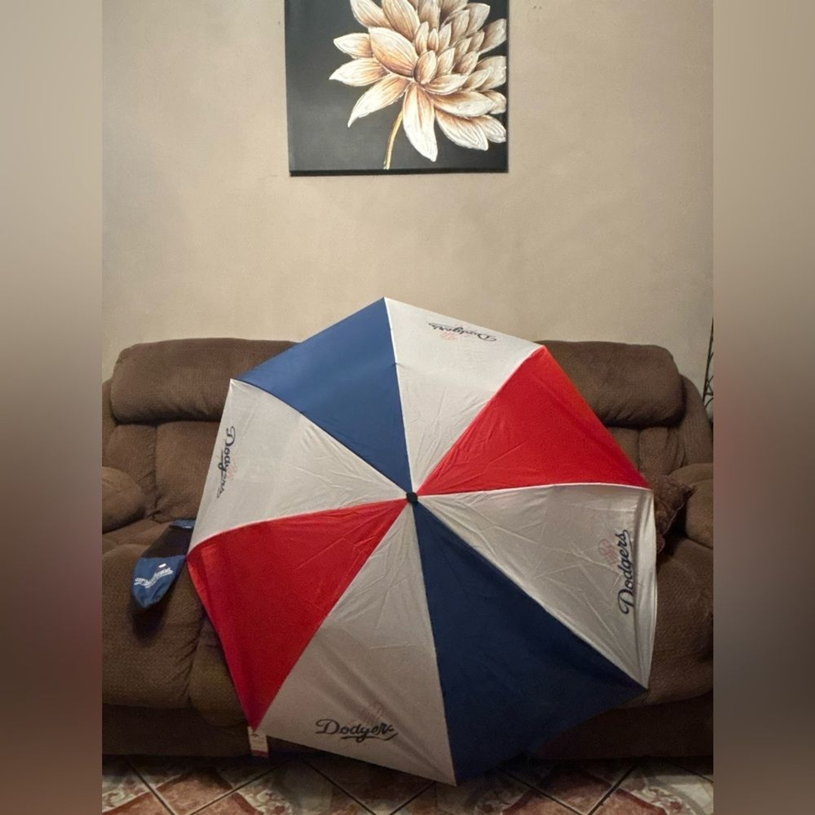 ❤️💙LA Dodgers Totes Auto-Open Golf Umbrella XL Vintage 55-68 in MLB